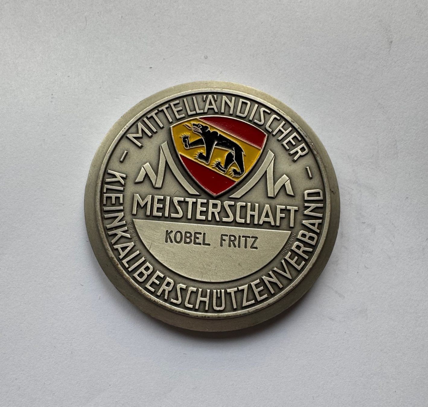 Medaillen: Schützenmedaille Bern unz 50 mm – Neu (gemäss Beschreibung) aus Unterbäch VS von Wallis3944 1