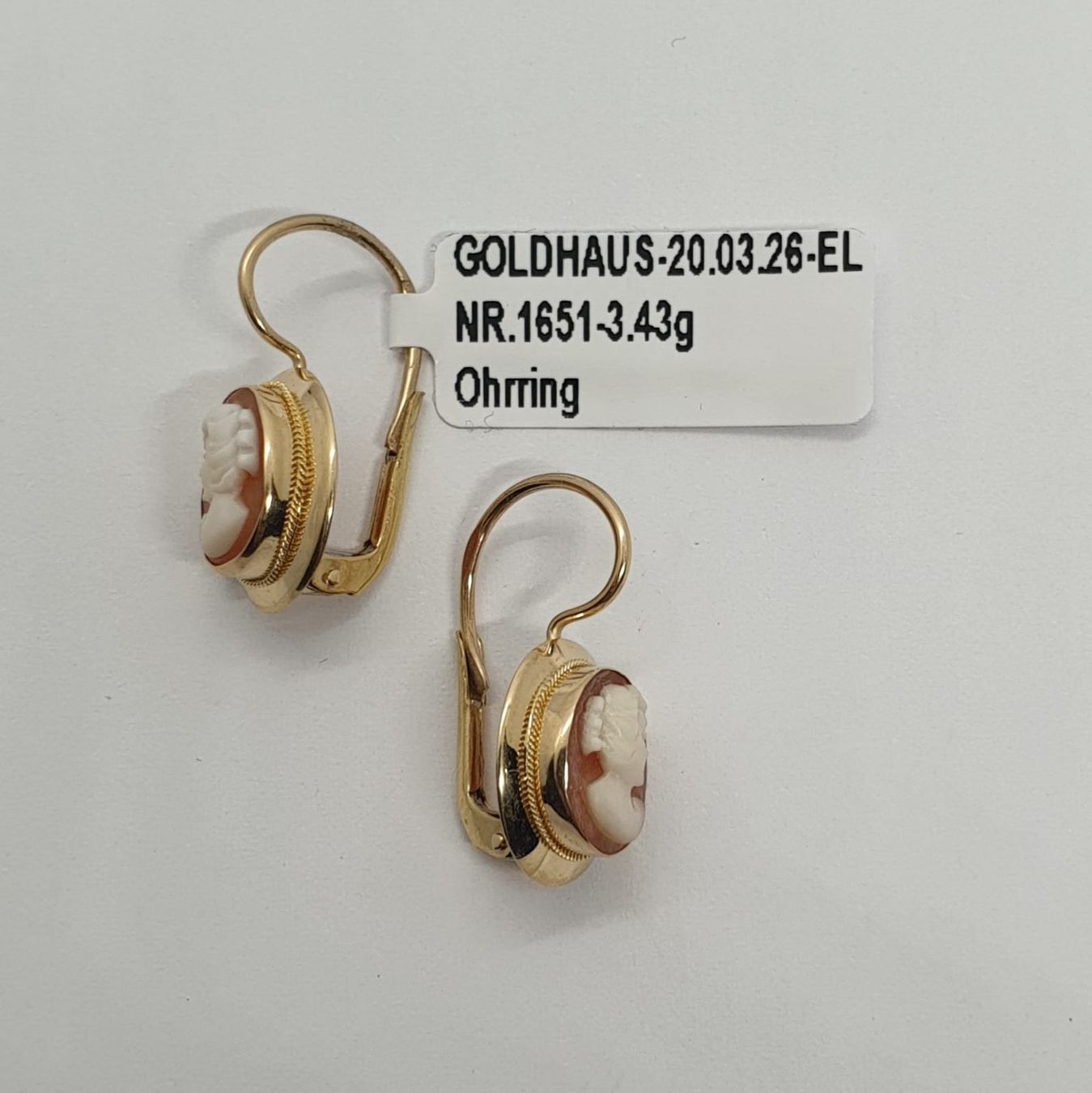 Orecchini pendenti & Orecchini a lobo: Echt 14K Gold Ohrringe – Usato da Luzern venduto da Goldhaus-Luzern 4