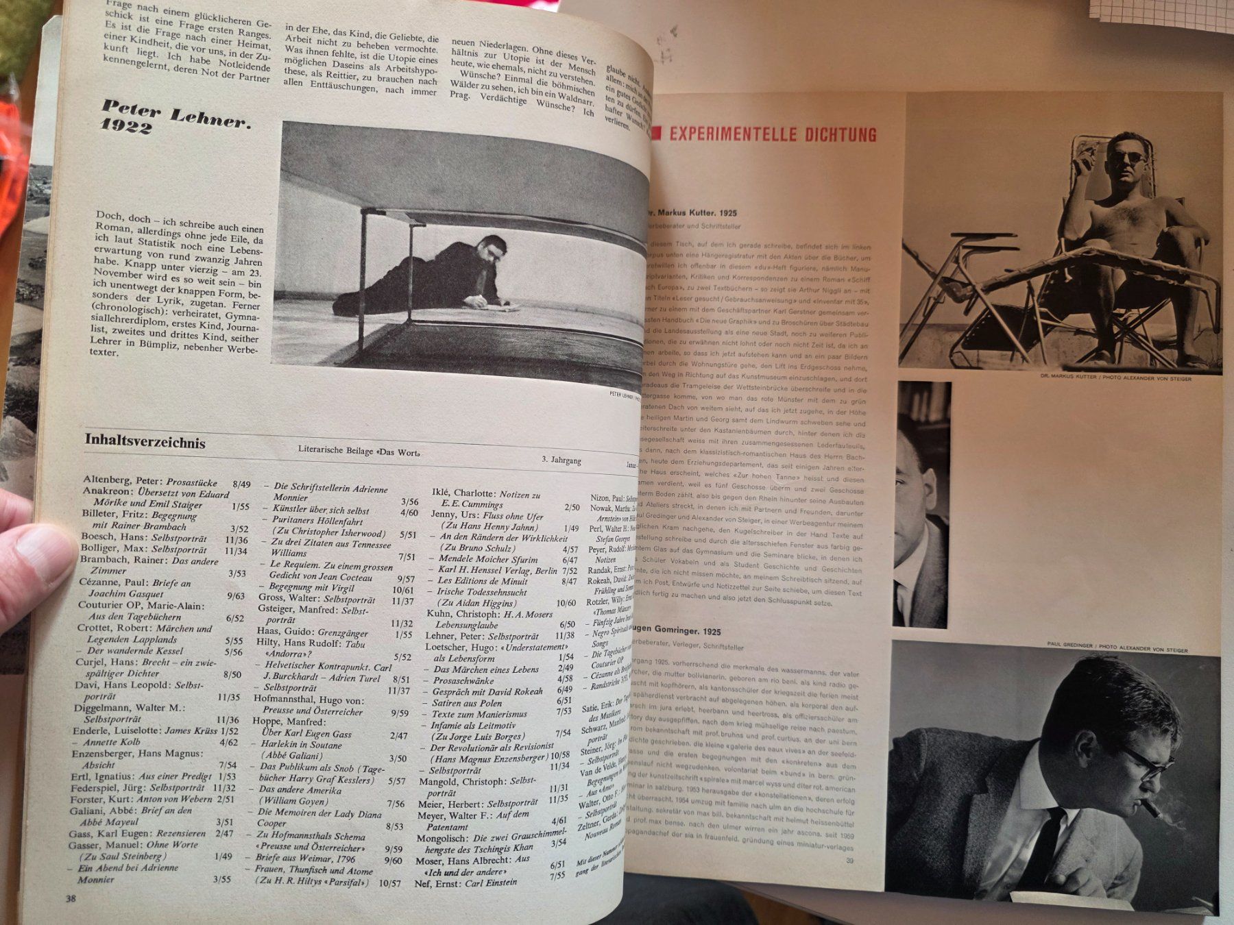 Zeitschriften & Magazine: Zeitschrift DU - 1962 - Kunst - Schweizer unter 40 – Gebraucht aus Walterswil BE von Lonitti 8