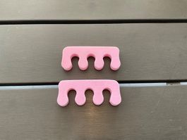 Zehentrenner/ Fingertrenner Schaumstoff rosa Set