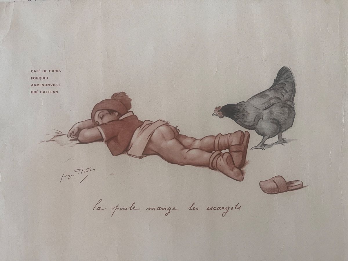 Foto & Immagini: Menukarten, Paris 1951 – Usato da Laupen BE venduto da Rohe5500 2