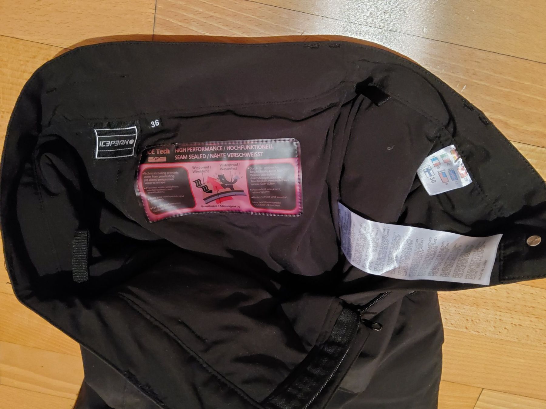 Icepeak Pantaloni: Skihose icepeak, Grösse 36, schwarz – Usato da Zürich venduto da pos_dt2f 4