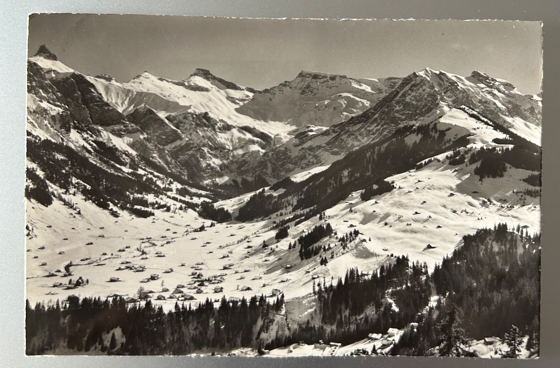Cartoline postali: Adelboden 1973, Blick auf Wildstrubel – Usato da Athenaz (Avusy) venduto da xam48
