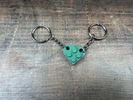 Lego Herz Freundschafts Liebes Anhänger Schlüsselanhänger