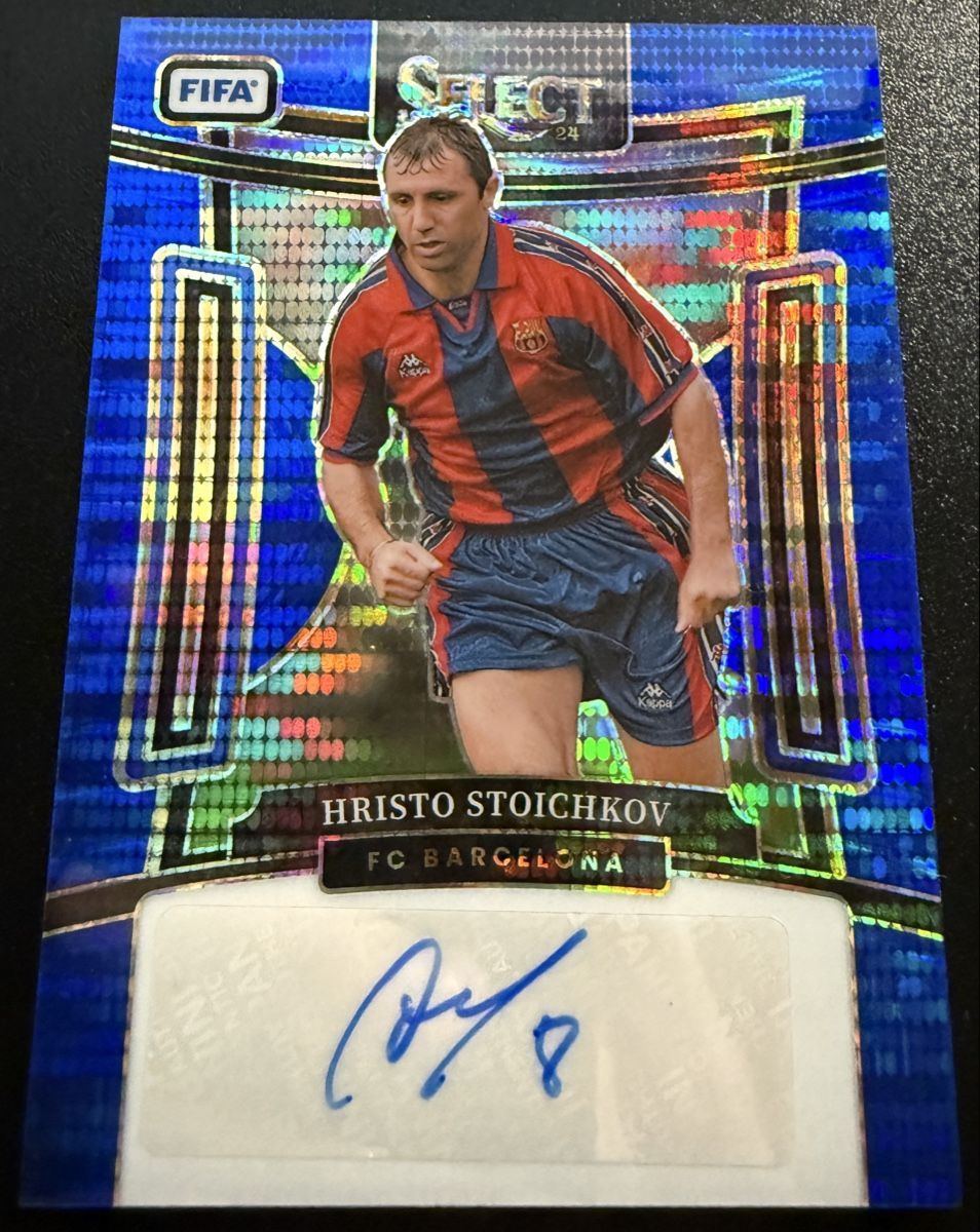 Panini Carte collezionabili: HRISTO STOICHKOV AUTO CARD – Usato da Walliswil b.Wangen venduto da Swiss-Trading-Bros