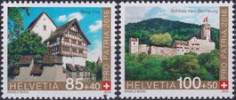 2016, PP: B333+B334 Einzelmarken (Burgen) postfrisch **. FW!