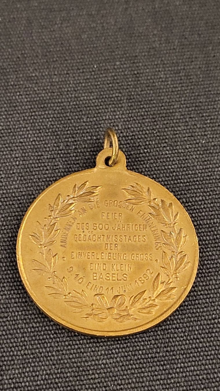 Ciondoli: Andenken-Medaille BÂLE 1892 – Usato da Basel venduto da spinne02 3