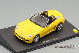 Ferrari SA Aperta 2010 gelb / silber   1:43 von Altaya / IXO