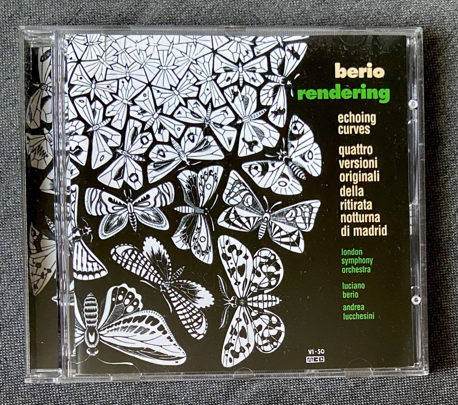 CD: Luciano Berio (b.1925) CD Rendering • Andrea Lucchesini – Usato da Luzern venduto da Lycka