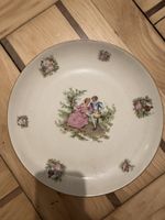Assiette décorative Chodziez avec scène galante