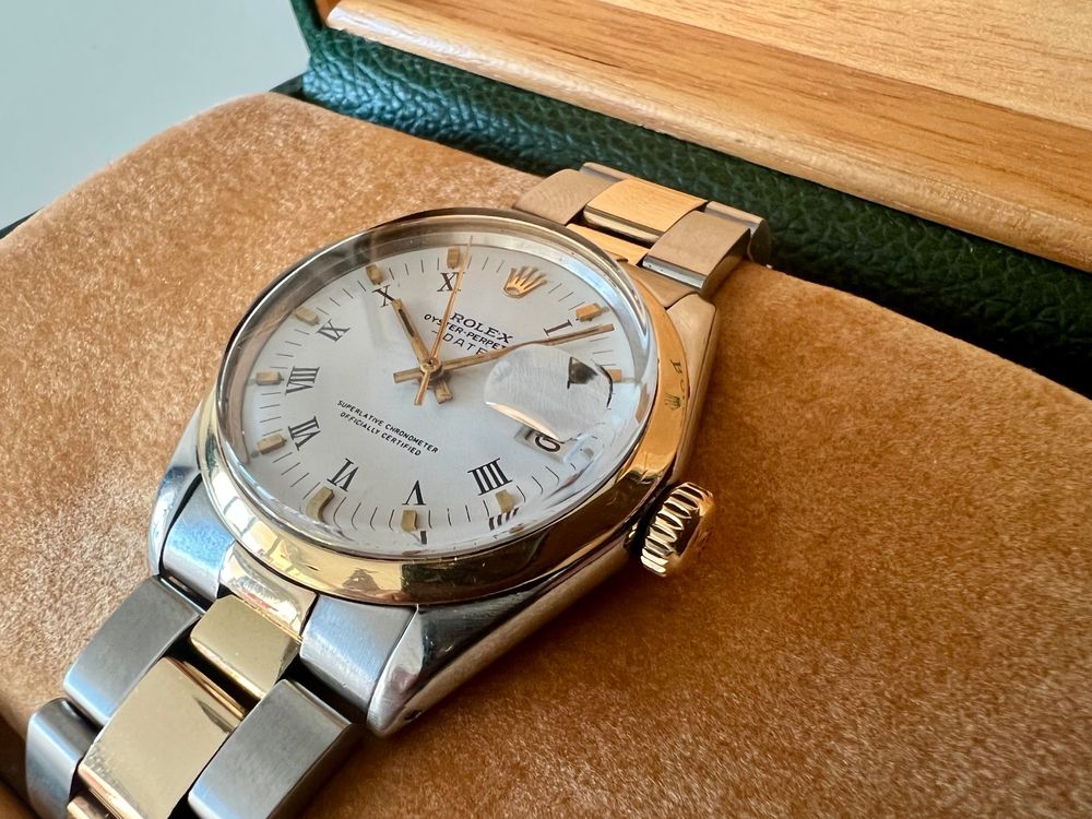 Rolex Orologi: ROLEX Oyster Perpetual Date, 1500, Automatic, Steel-Gold – Usato da Le Mont-sur-Lausanne venduto da LycaGallery 1