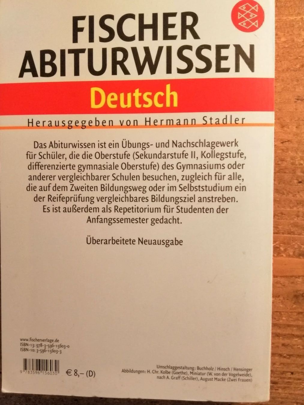 Libri: Fischer Abiturwissen Deutsch Buch – Usato da Langenthal venduto da Handstrick 1