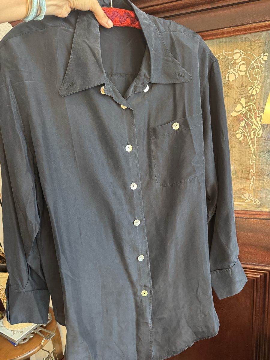 Camicette: Vintage 100% Seidenbluse – Usato da Obfelden venduto da cesarina10 9