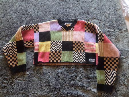 Patchwork-Strickpullover „Tang“ von The Ragged Priest 