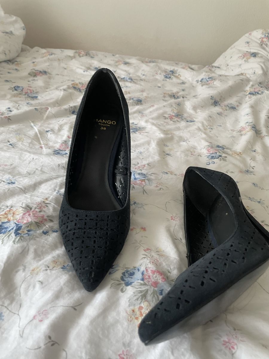Mango Damenschuhe: Mango Black High Heels, Size 38 – Gebraucht aus Bazenheid von hat_96 5