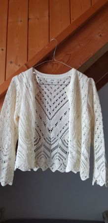 Neue feine creme-weisse Strickjacke von JDY, Gr. S, Top!