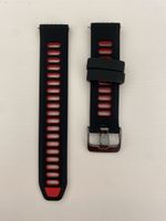 NEU Garmin Forerunner 255S Silikon Sport Armband schwarz/rot