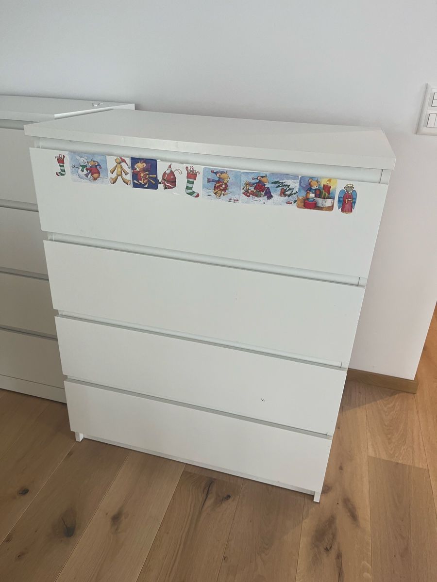 Cassettiere: Kommode weiss 4 Schubladen mit Einteilung guter Zustand – Usato da Küsnacht ZH venduto da mai_7gxr 5