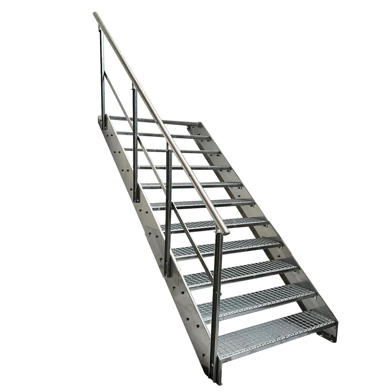 Altro: Stahltreppe 11 Stufen+Geländer 60x209cm – Nuovo e nell'imballaggio originale da Bottighofen venduto da zaap