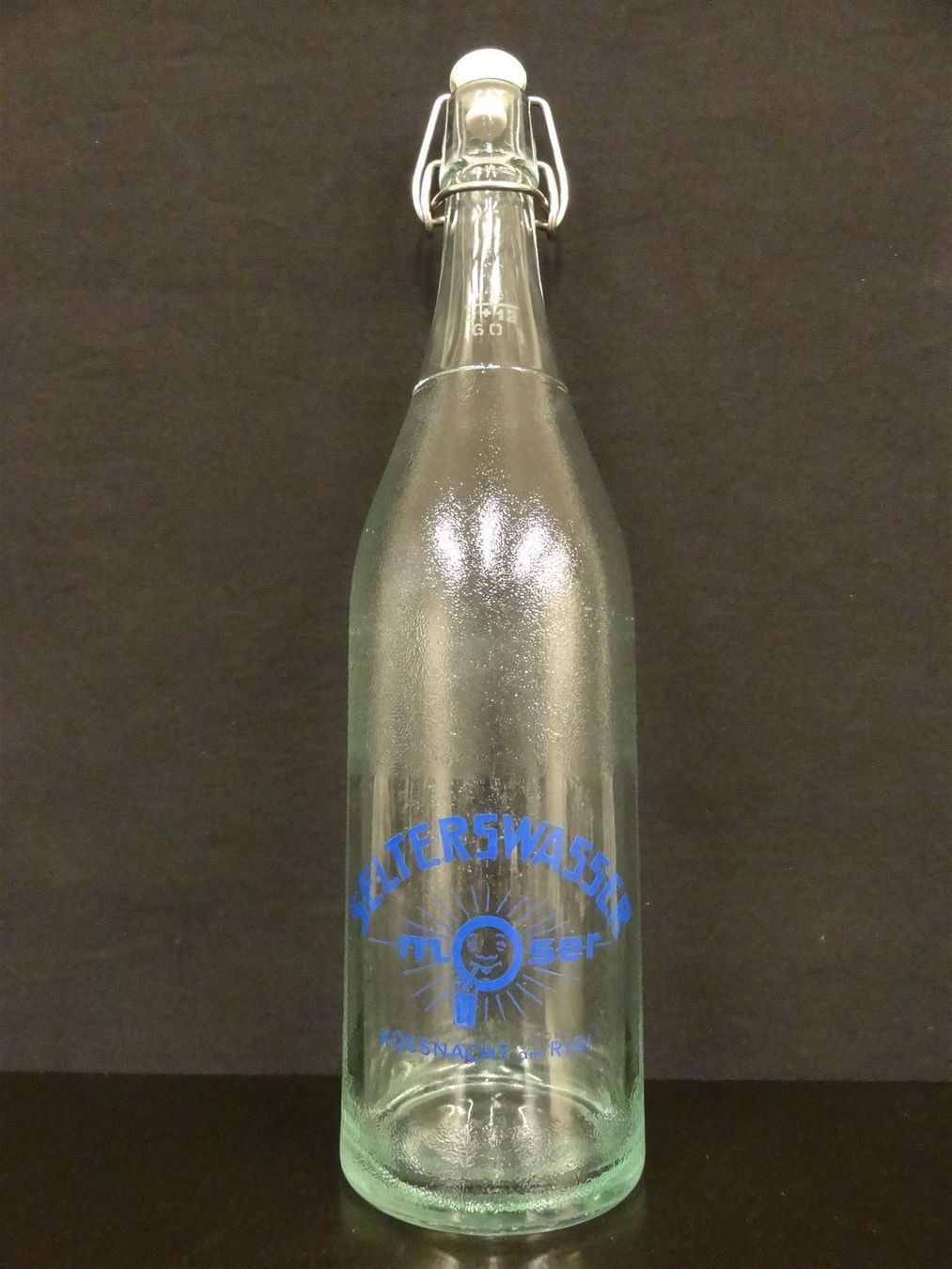Gläser, Krüge & Flaschen: alte Flasche SELTERSWASSER MOSER 1960 – Gebraucht aus Kerzers von Flaschenposten 1