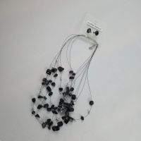 Scarlet Bijoux Set Kette + Ohrringe Stein oder Glas 644