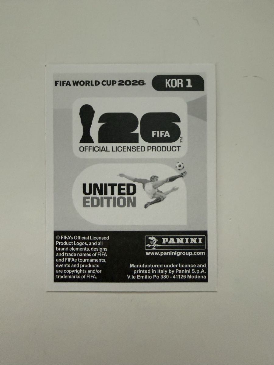 Panini Carte collezionabili: Panini KOR 1 - WM 2026 – Nuovo (secondo la descrizione) da Zürich venduto da Gazo_11 1