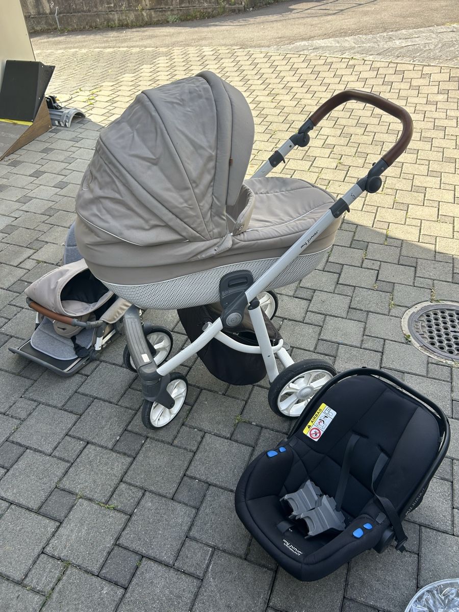 Carrozzine: My Junior Kinderwagen 3-in-1 Komplettset – Usato da Uttigen venduto da Dennisblock1 2