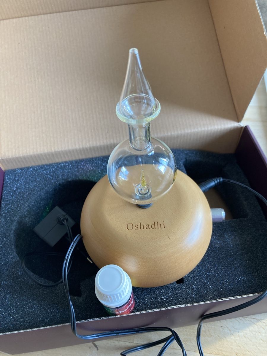 Diffusori di oli essenziali: Oshadhi Diffuser Wood Base – Nuovo (secondo la descrizione) da Schaffhausen venduto da christamawe