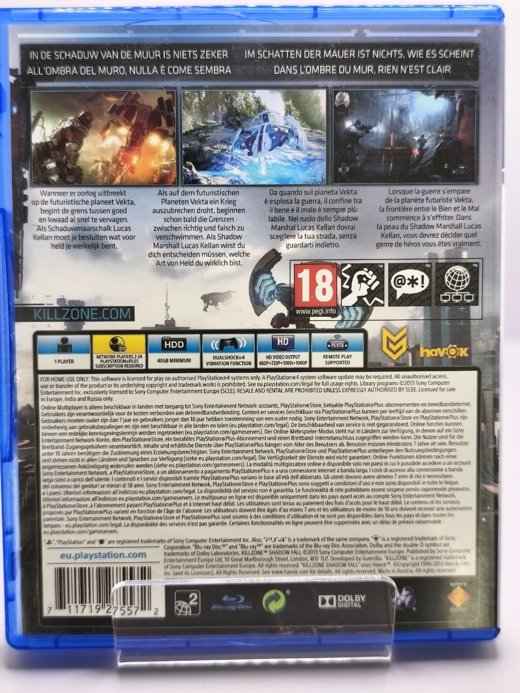 Sony Giochi: Killzone Shadow Fall PS4 - Jeu d'action en parfait état! – Usato da Conthey venduto da Th3gr4yf0x 2