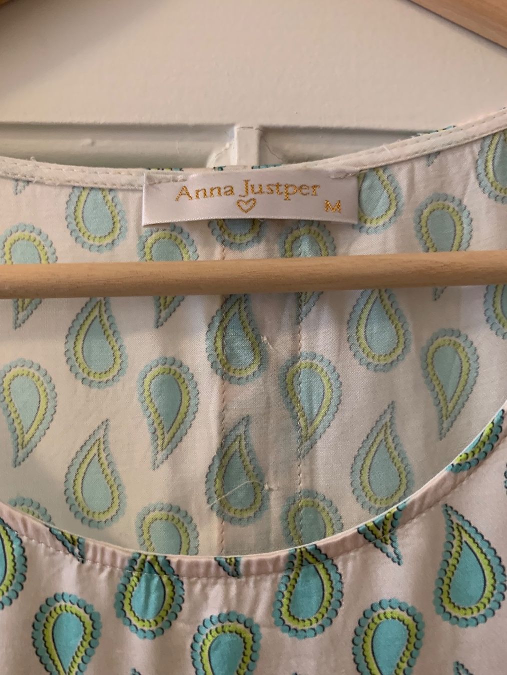 Camicette: Anna Justper Bluse: Gr. M, 100% Viskose – Usato da Basel venduto da Interstellar85 1