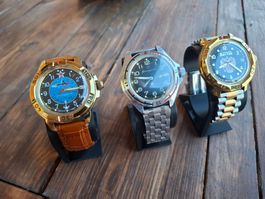3 x Vostok Handaufzug