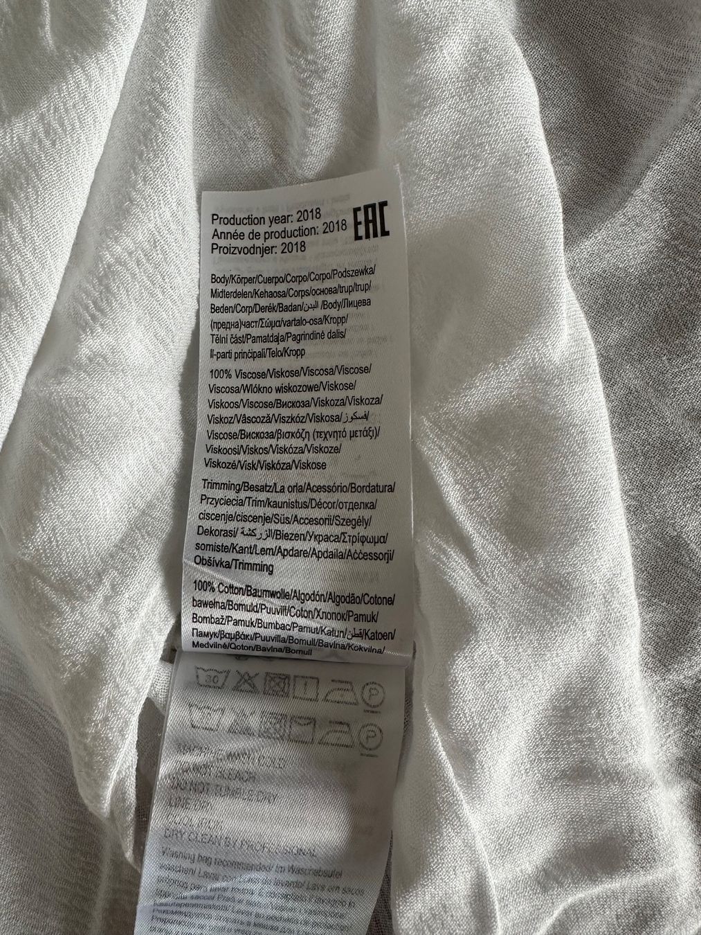 Only Tops: ONLY Dallas TOP, Gr. 38, weiss, Viskose – Gebraucht aus Brüttisellen von Molemo 3