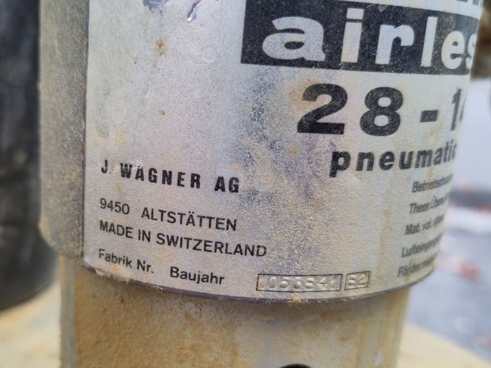 Tutti gli attrezzi: Wagner Spritzgerät airless 28-14 pneumatic – Usato da Diepoldsau venduto da Dau0 5
