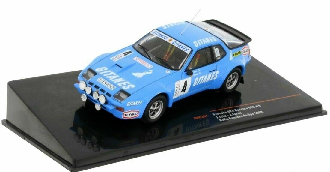 Porsche Modellini d'auto: Porsche 924 Carrera GTS #4 Gitanes Boucles de Spa 1982 – Nuovo e nell'imballaggio originale da Gerlafingen venduto da espero88 1