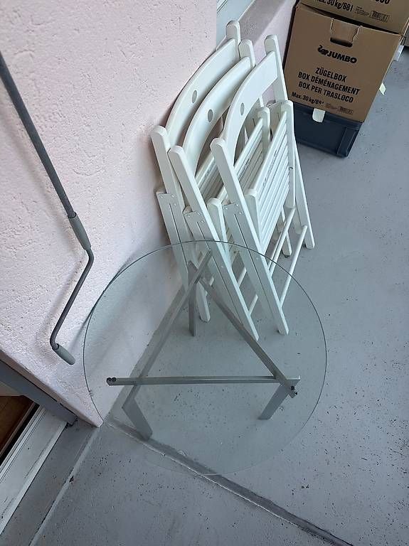 Sedie: Drei weisse Gartenstühle von IKEA – Usato da Zürich venduto da James_Kr 1