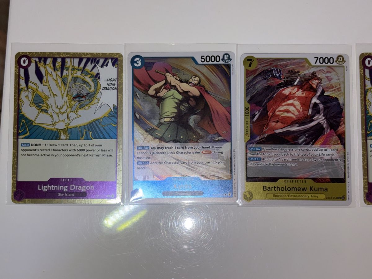 Bandai Sammelbilder & Trading cards: 6x One Piece Karten OP15 Rare – Neu (gemäss Beschreibung) aus Galgenen von Miachelle 3
