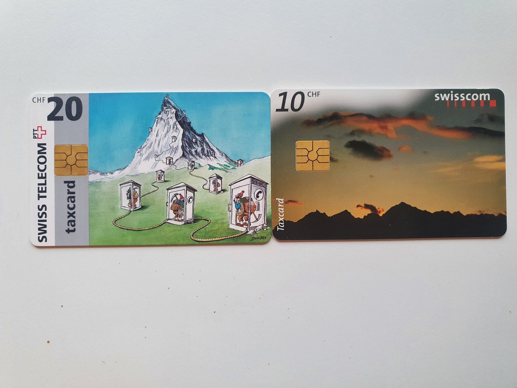 Swisscom Schede telefoniche: Set mit 6 Taxcards Swisscom BKW ISP AG – Usato da Biberist venduto da stang4eva 4