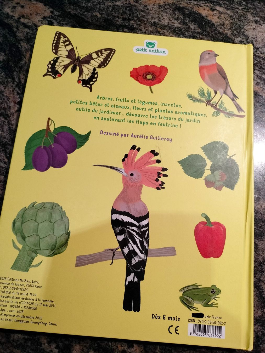 Libri: Dans mon jardin avec de grands flaps en feutrine – Usato da Cortaillod venduto da rozinna 1