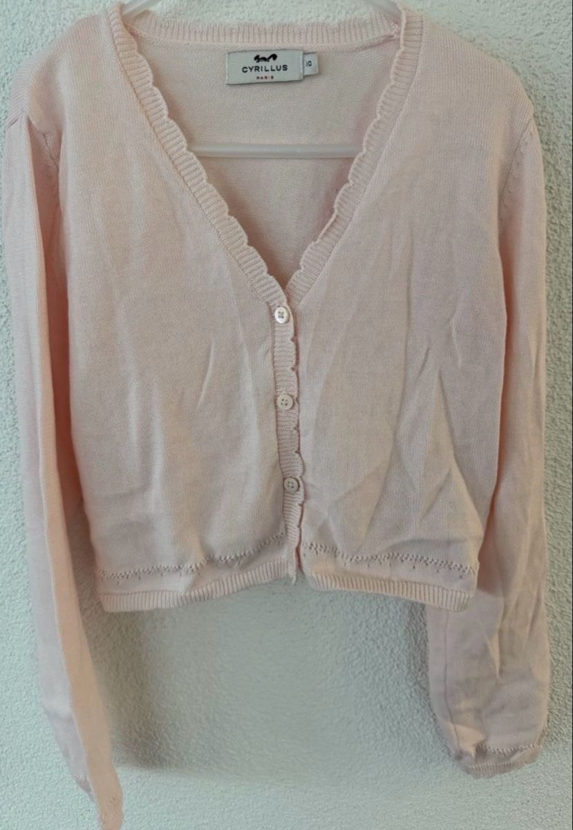 Cyrillus Jacken & Mäntel: Cyrillus Strickjacke Gr 140 10Y  rosa – Neu (gemäss Beschreibung) aus Freidorf TG von nad_fxh7