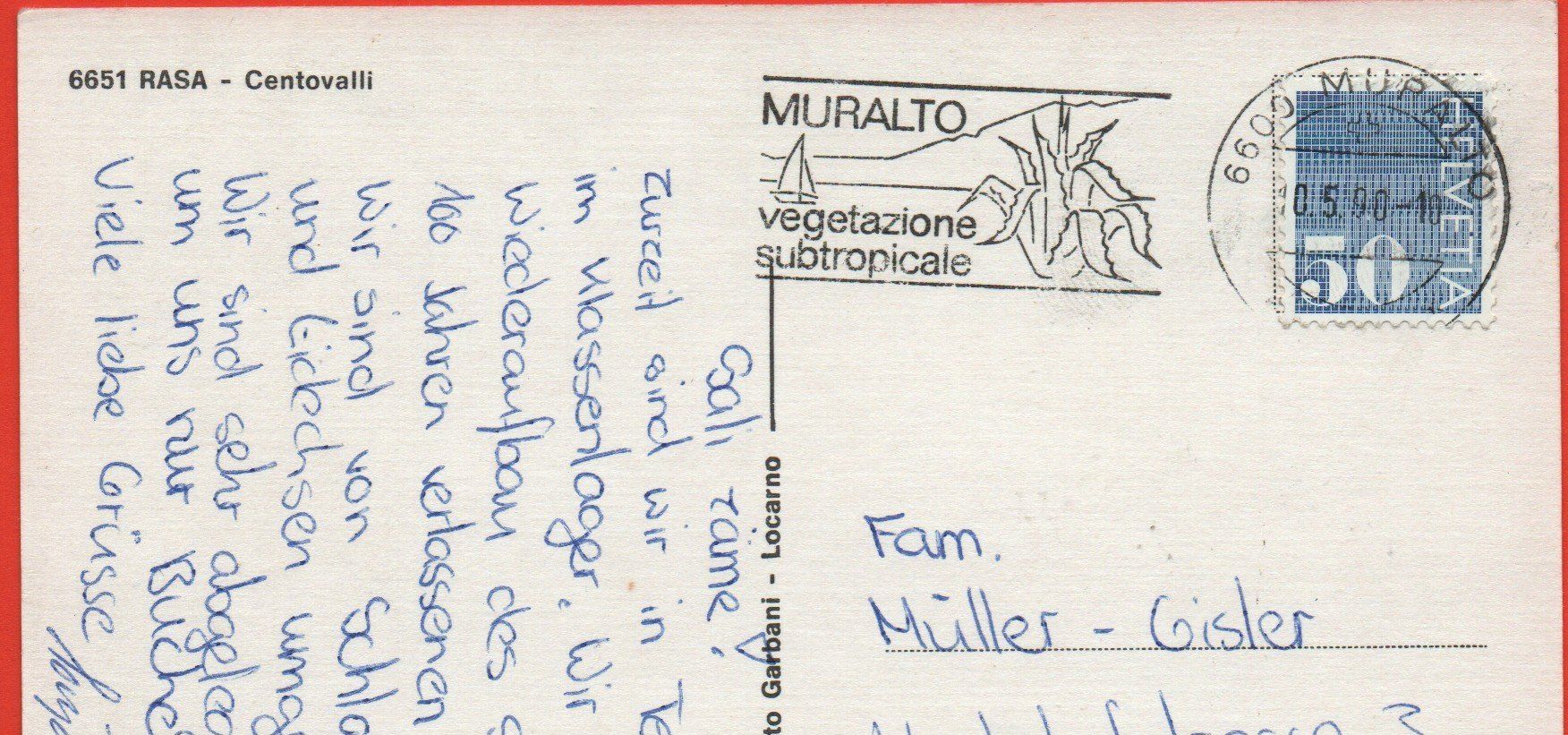 Cartes postales: RASA Centovalli – D'occasion à Jona par philajona 1