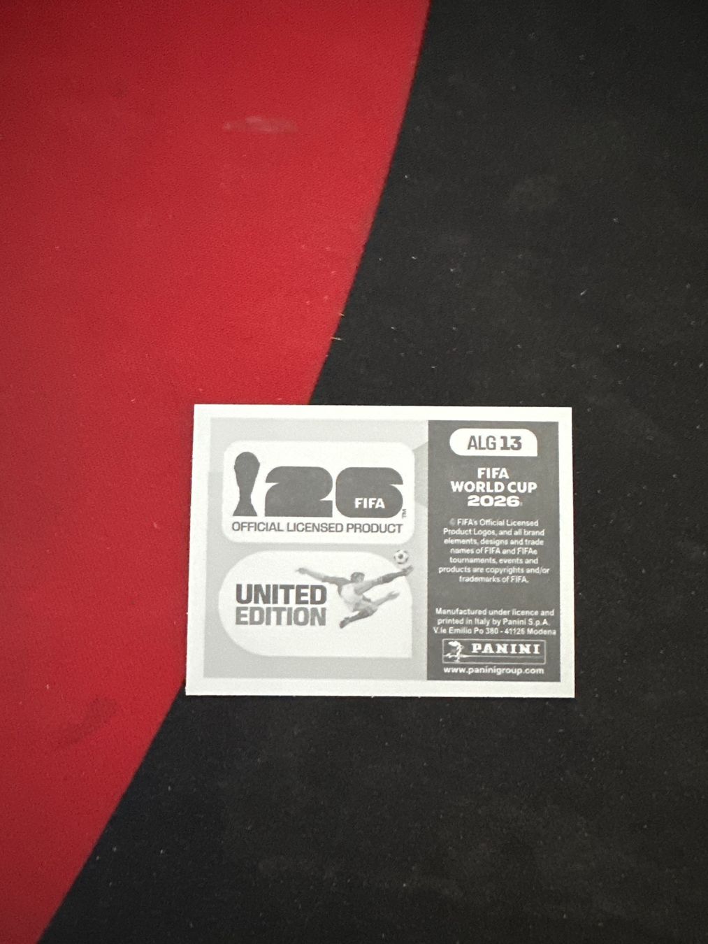 Panini Carte collezionabili: Panini FIFA WM 2026 Sticker - ALG 13 – Usato da Sulz AG venduto da DealWerk 1