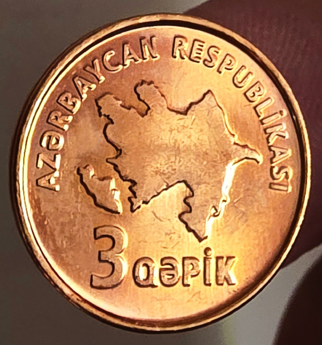 Tutti le monete: ASERBAIDSCHAN 3 QAPIK ND (2006) – Usato da winterthur venduto da CoinPassion 1