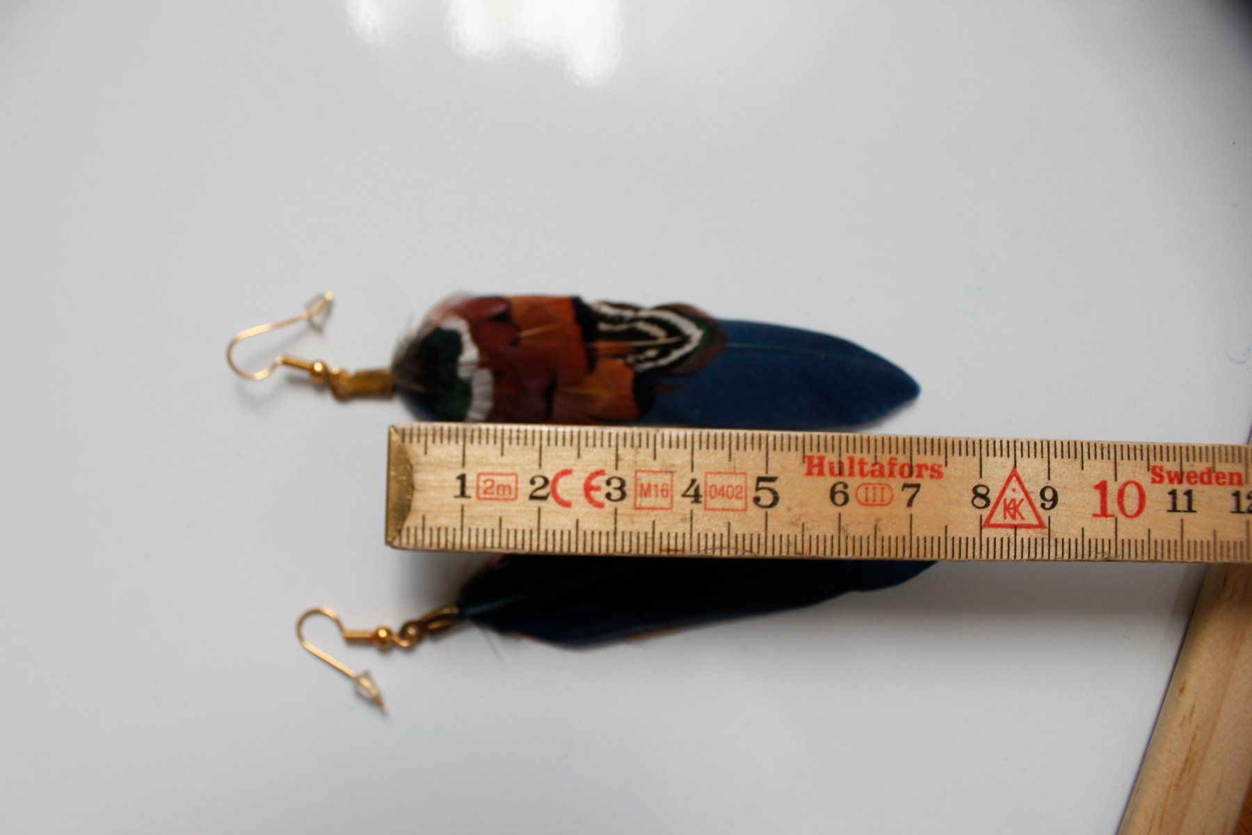 Orecchini pendenti & Orecchini a lobo: Boucles d'oreilles en plumes véritables – Nuovo (secondo la descrizione) da Fribourg venduto da metalhands 3