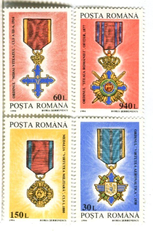 Tutti i francobolli: Briefmarken "Orden". Rumänien – Nuovo e nell'imballaggio originale da Basel venduto da Butsch5