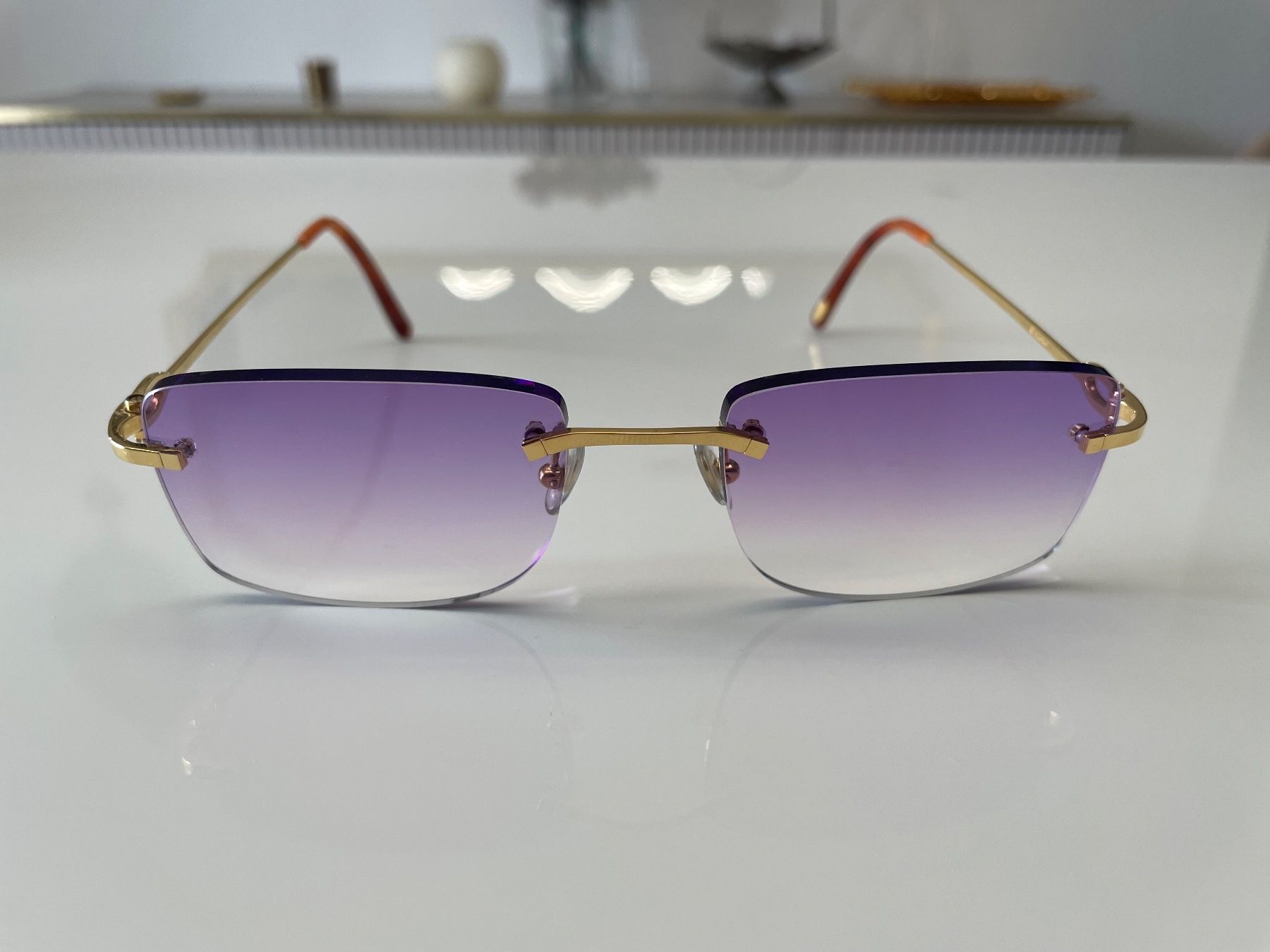 Cartier Brillen & Gläser: Lunettes Cartier Percés Or – Neu (gemäss Beschreibung) aus Bottens von 2Lens