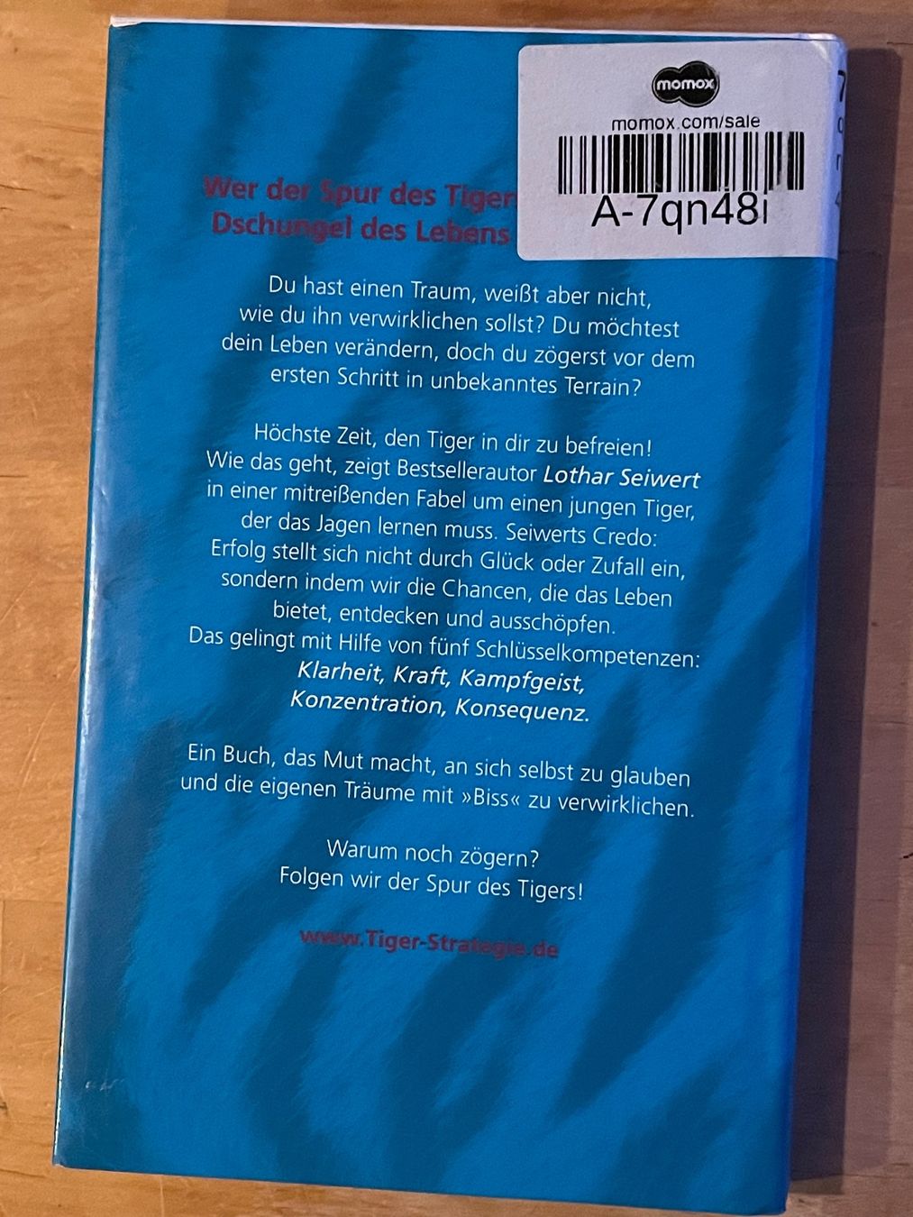 Bücher: Lothar Seiwert - Die Tiger Strategie – Gebraucht aus Sent von ManuelB07 1