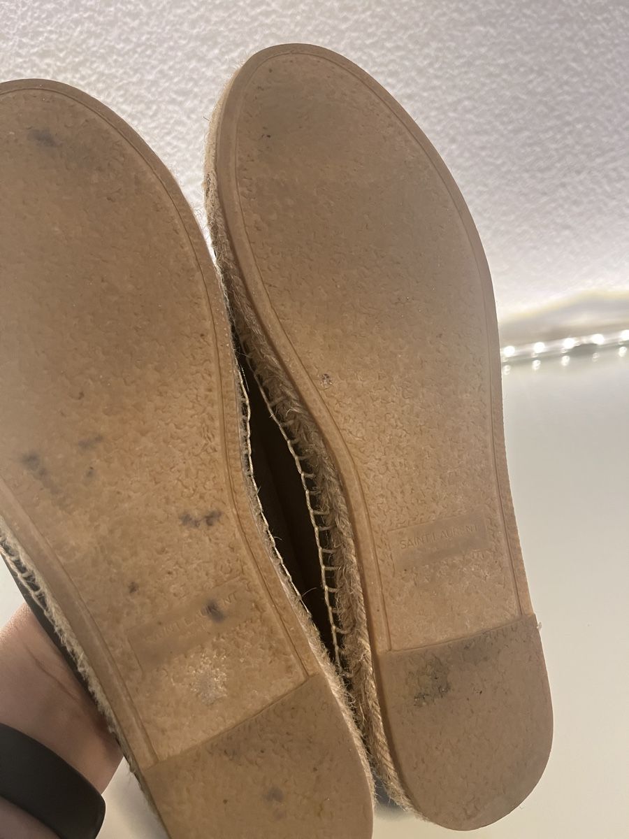 Saint Laurent Scarpe da donna: Saint Laurent Espadrilles aus Leder, schwarz, Gr. 36 – Usato da Zürich venduto da nina__viva 1
