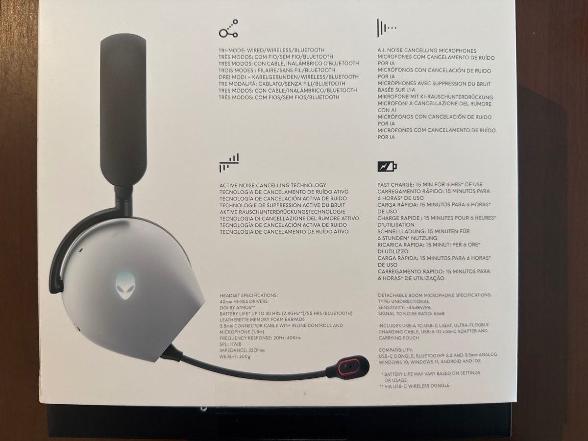 Alienware Kopfhörer: Alienware 920H Gaming Headset Dolby Atmos RGB Bluetooth – Gebraucht aus pfäffikon zh von Star_collector 1