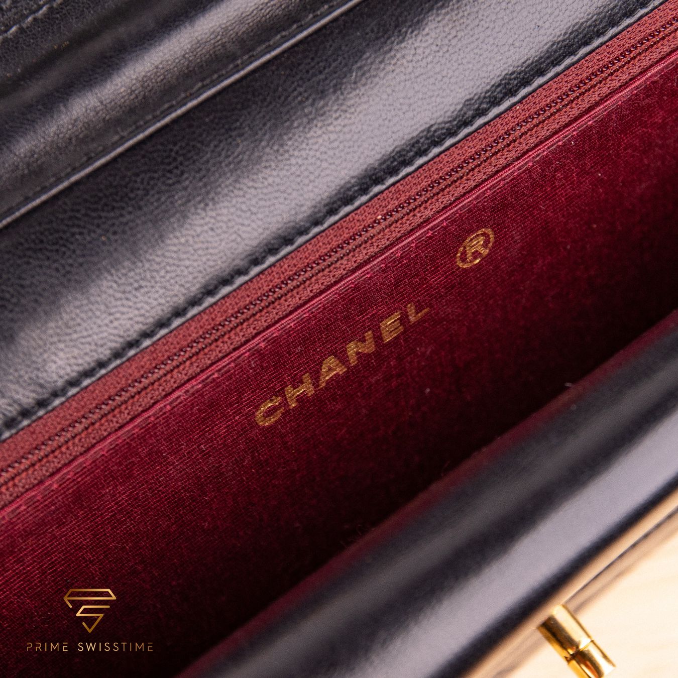 Chanel Taschen für Damen: Chanel Double Flap Black Lambskin Half Moon Bag – Gebraucht aus Luzern von PrimeSwissTime 9