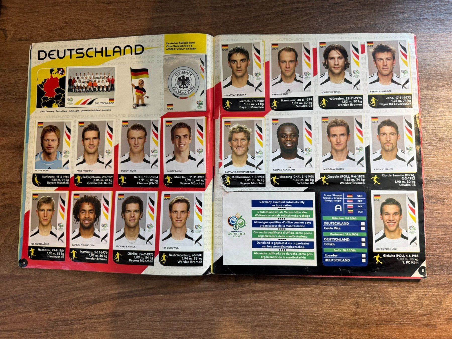 Panini Album: Panini Album WM 2006 - Komplett – Usato da Chiggiogna venduto da TheLegend88 2